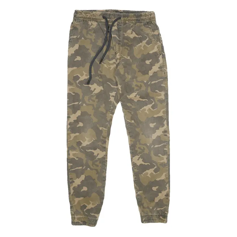 Pool Jeans Mens Cotton Blend Camouflage Trousers Regular Fit Straight W28 L28 1