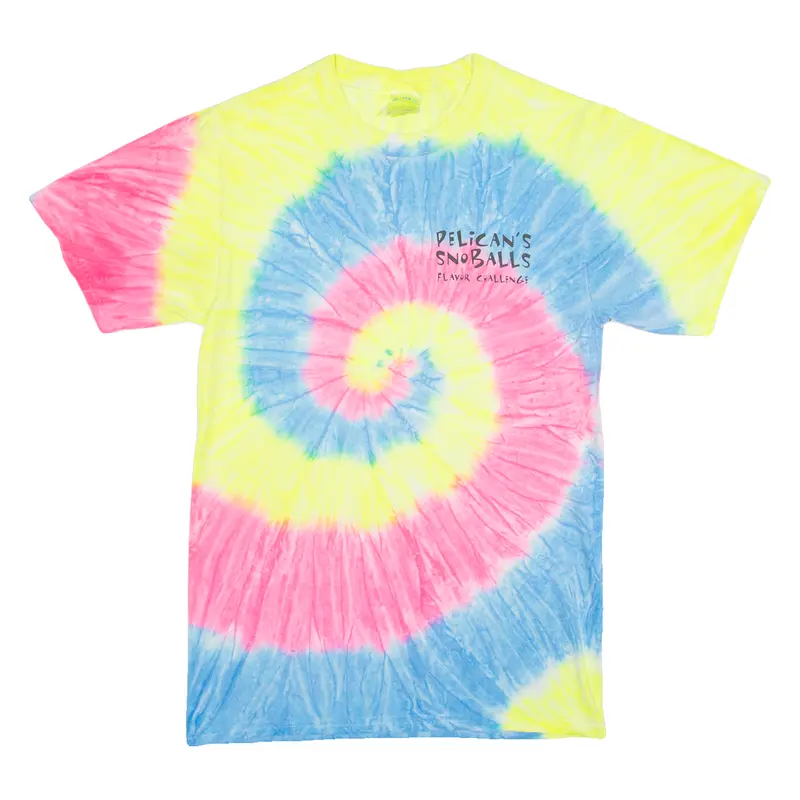 Port And Company Mens Tie Dye T-Shirt Blue S 1