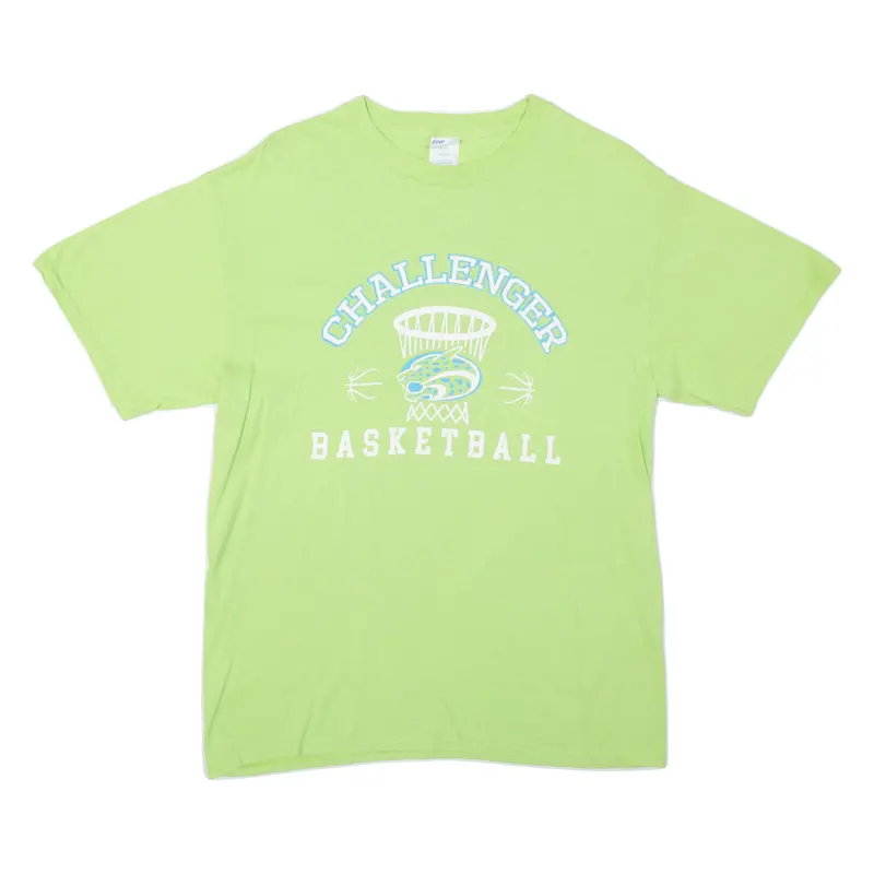 Port & Company Challengers Basketball Mens T-Shirt Green M 1