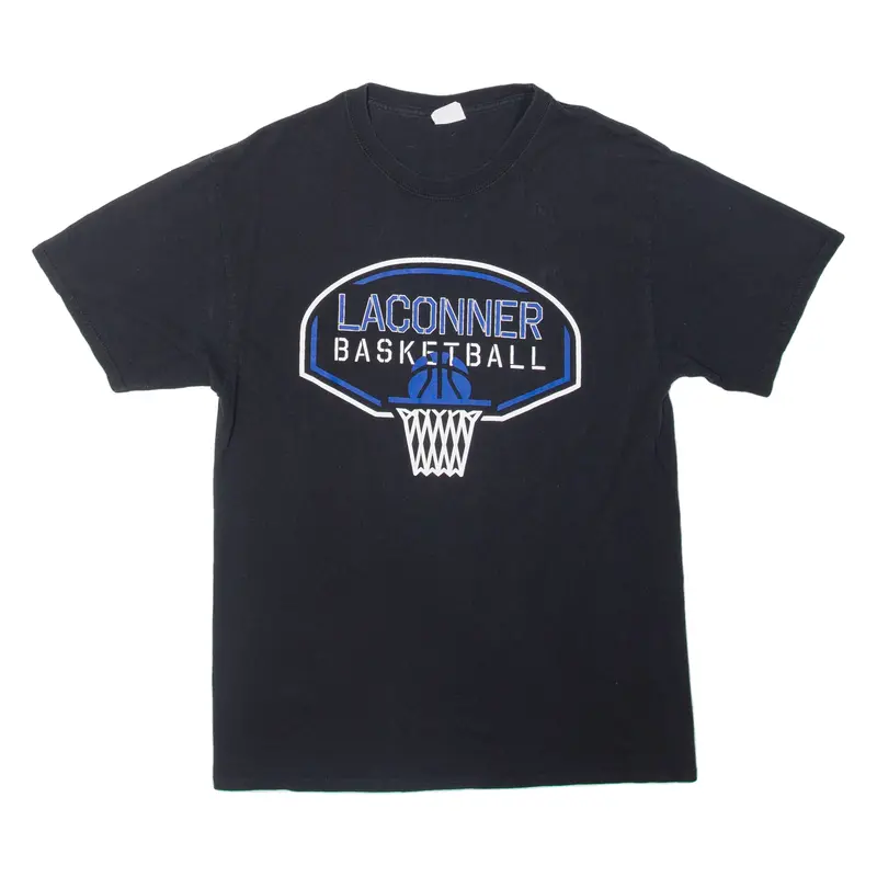 Port & Company La Conner Basketball Mens T-Shirt Black M 1