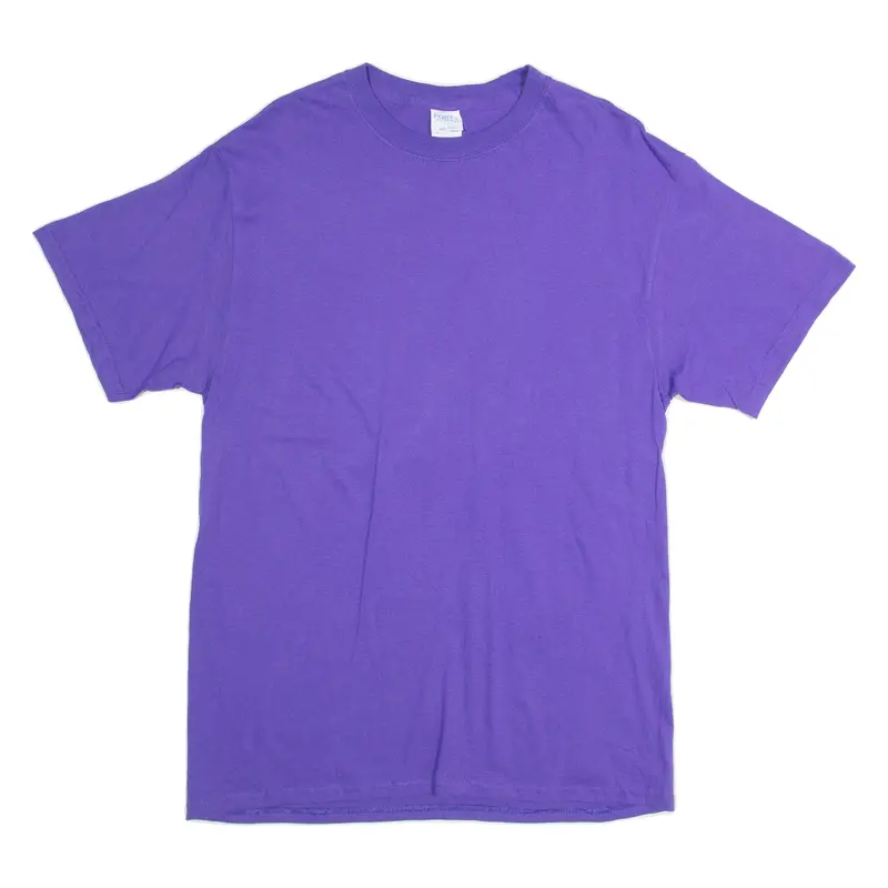Port & Company Mens T-Shirt Purple M 1