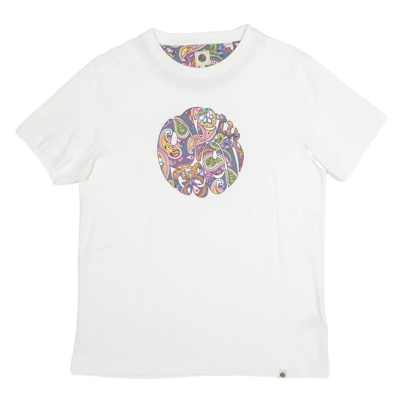 Pretty Green Mens T-Shirt White L 1