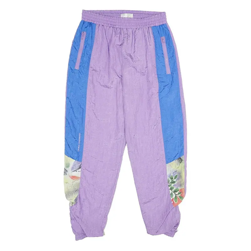 Primero Sportswear Womens Joggers Purple & Blue L W28 L29 Nylon Casual Relaxed 1