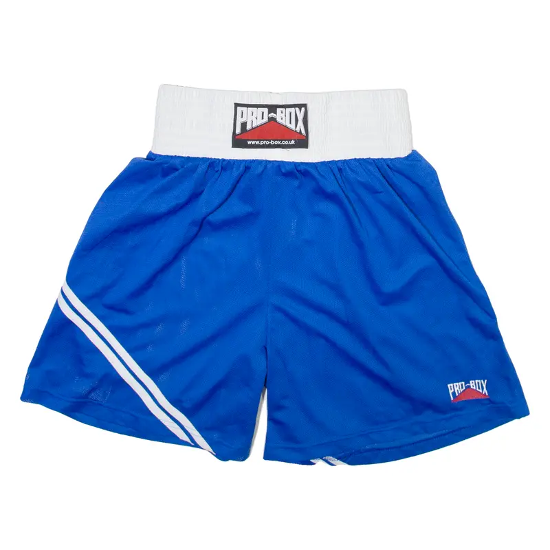 Pro Box Boxing Mens Sports Shorts Blue M W14 1