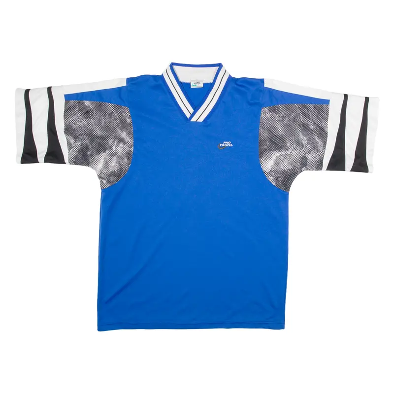 Pro Touch Mens T-Shirt Blue V-Neck Xl 1