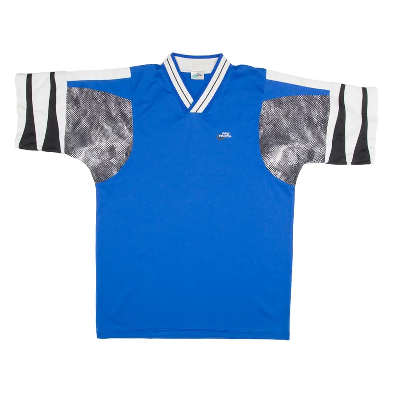 Pro Touch Mens T-Shirt Blue V-Neck Xl 1