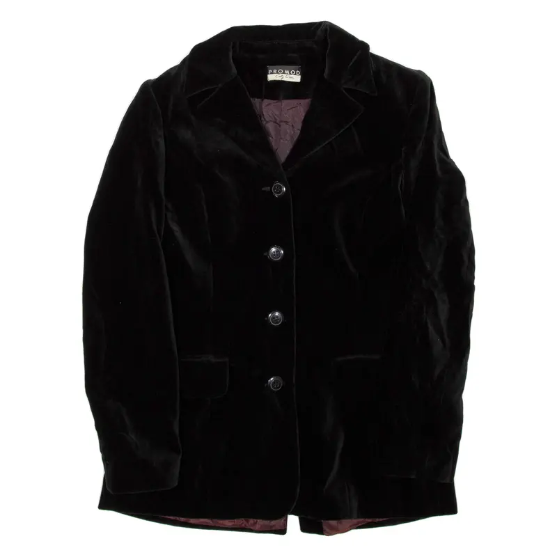 Promod Womens Blazer Coat Black Uk 10 1
