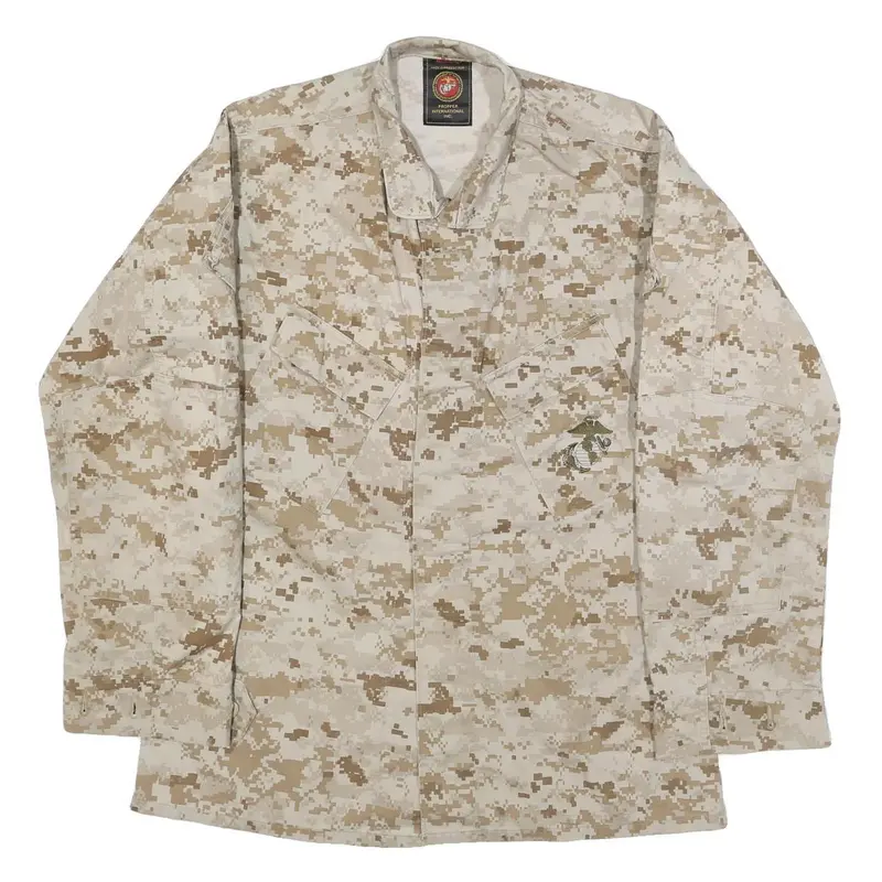 Propper International Mens Beige Digital Camo Military Jacket M Cotton Blend 1