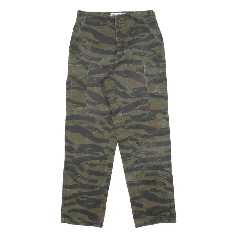 Propper International Mens Cotton Blend Green & Brown Tiger Stripe Regular Cargo 1