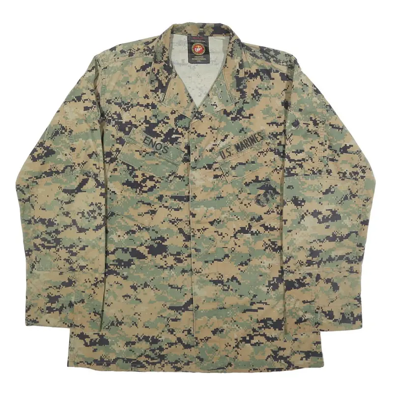 Propper International Mens Green Camouflage Military Jacket M Cotton Blend 1