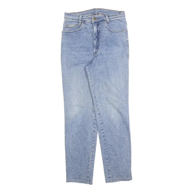 Pueblo Womens Regular Fit Blue Denim Regular Jeans W28 L28 Classic Cotton Blend 1