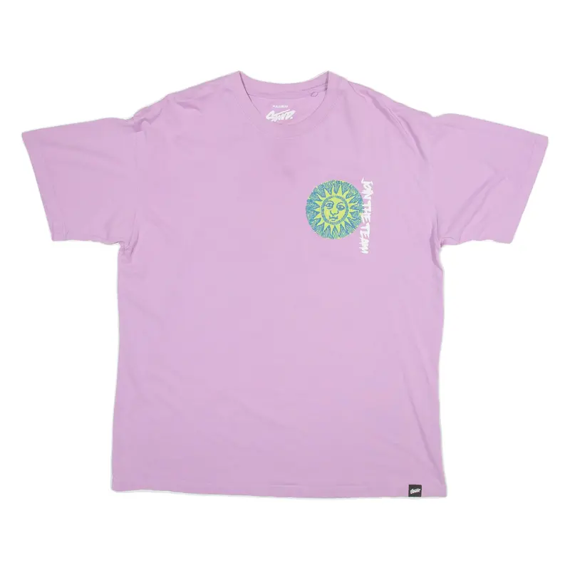 Pull And Bear Join The Team Womens T-Shirt Purple M 1