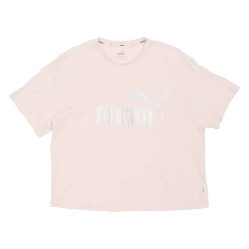 Puma Cropped Girls T-Shirt Pink 15-16Y 1
