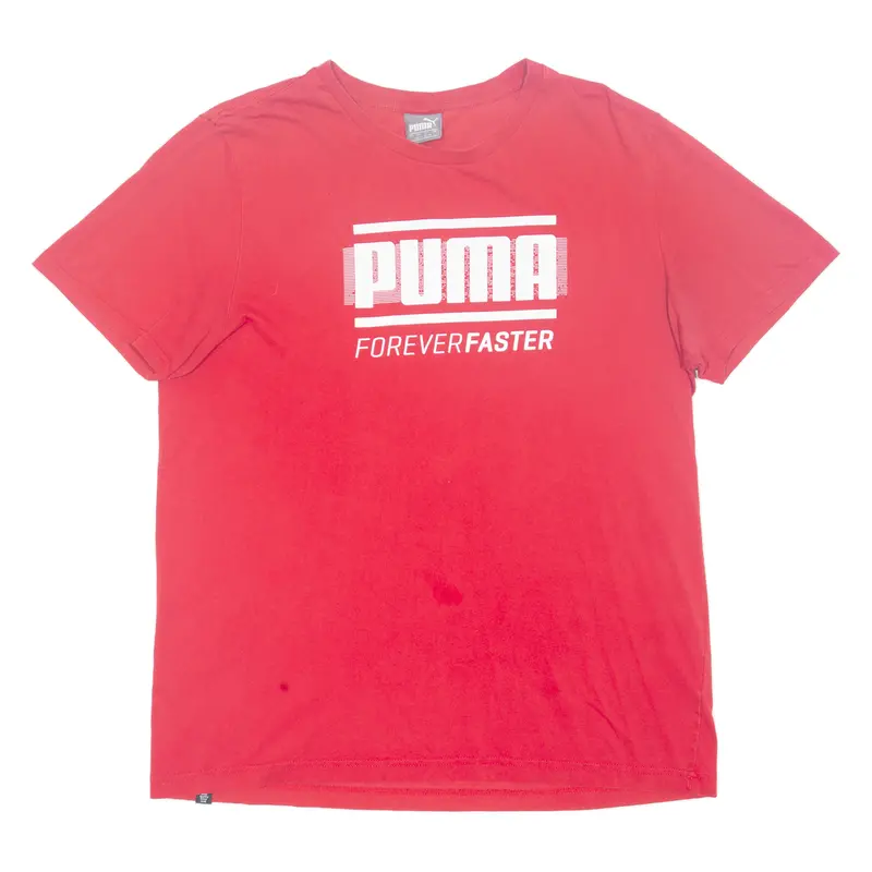 Puma Forever Faster Mens T-Shirt Red L 1