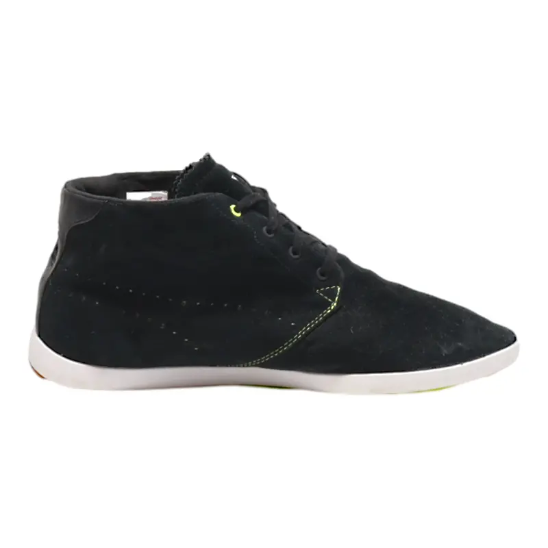 Puma High Top Trainers Black Leather Mens Uk 8 1