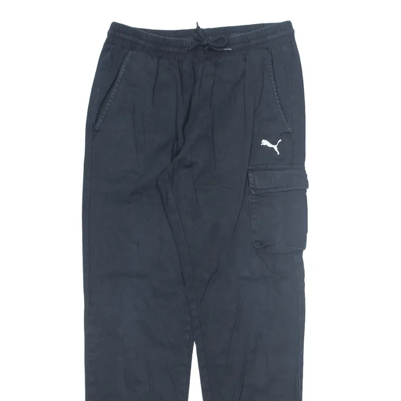 Puma Jogger Womens Trousers Black Regular Tapered W28 L29 2