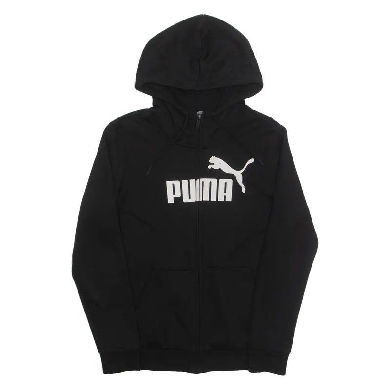 Puma Mens Black Hoodie Full Zip S 1