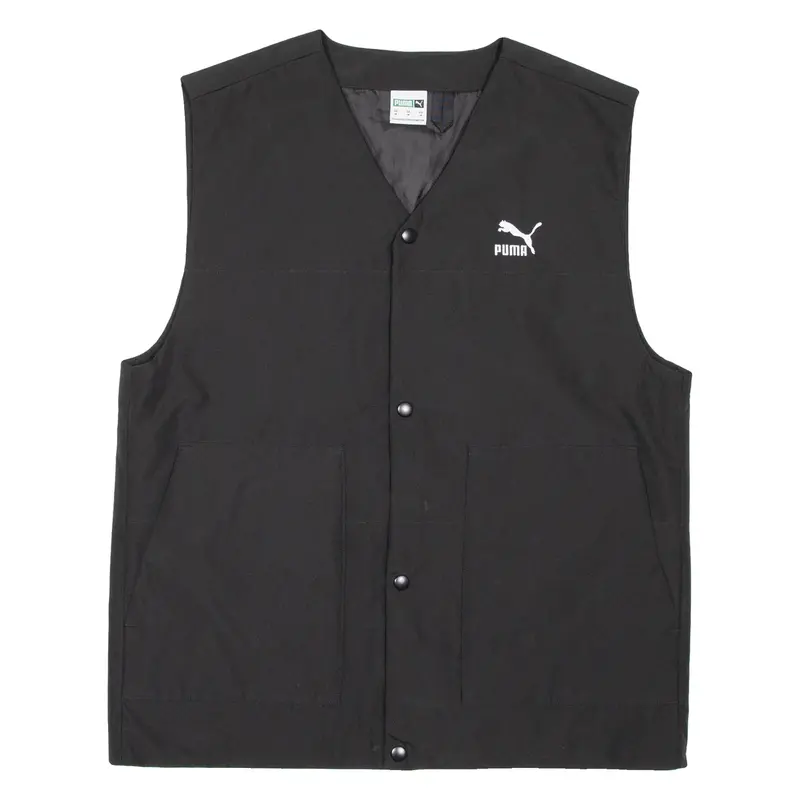Puma Mens Blazer Waistcoat Black M 1