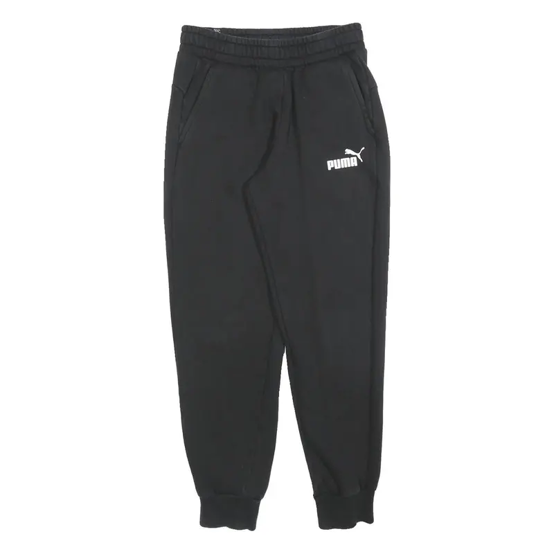 Puma Mens Joggers Black Slim Tapered S W26 L28 Cotton Blend Casual Sportswear 1
