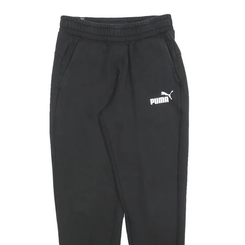 Puma Mens Joggers Black Slim Tapered S W26 L28 Cotton Blend Casual Sportswear 2