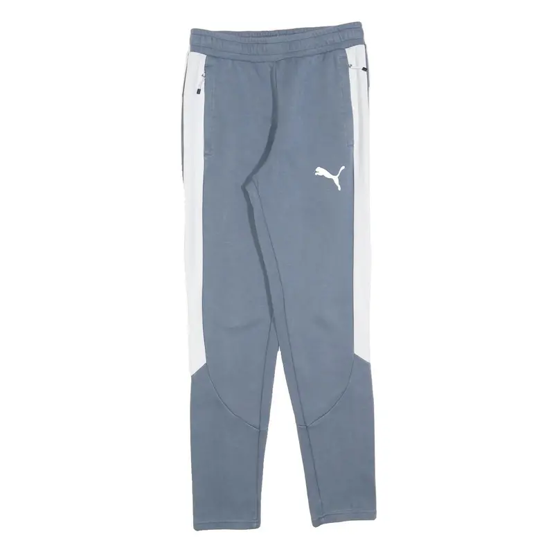 Puma Mens Joggers Blue & White Slim Tapered S W26 L29 Sportswear Casual 1