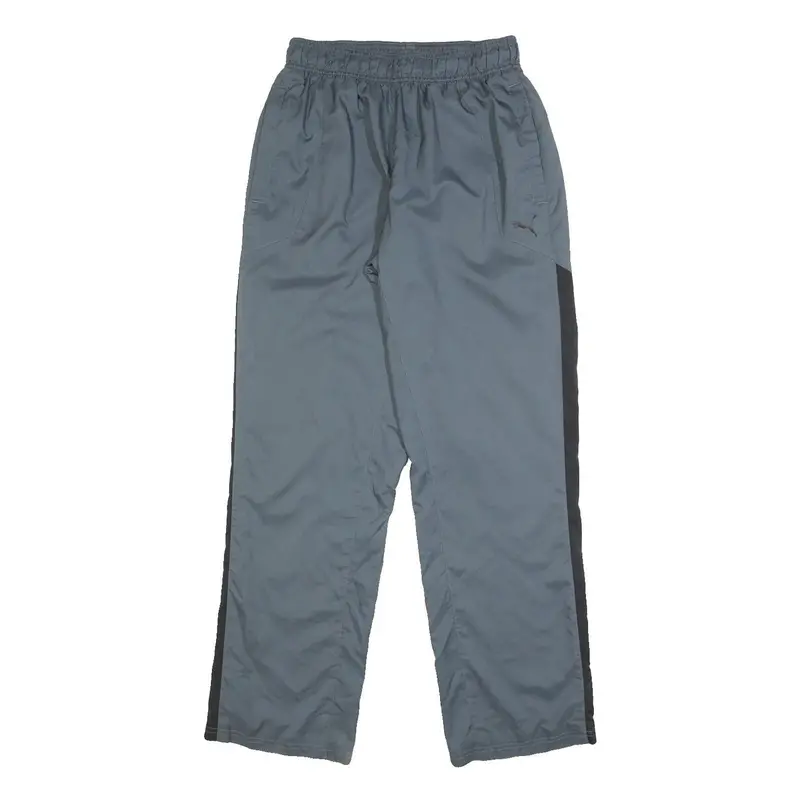 Puma Mens Joggers Grey & Black Slim Straight S W26 L29 Sportswear Bottoms 1