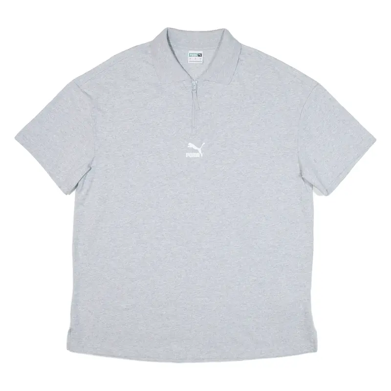 Puma Mens Polo Shirt Grey S 1