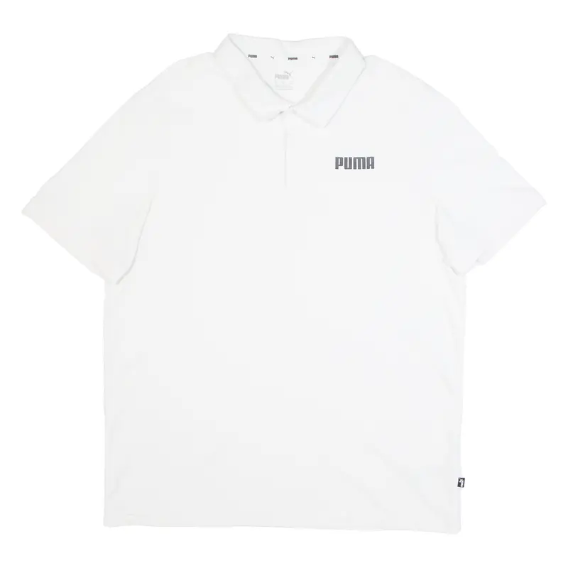 Puma Mens Polo Shirt White Xl 1
