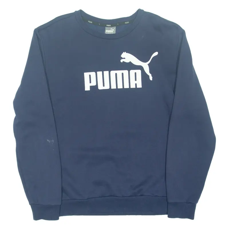 Puma Mens Sweatshirt Blue M 1
