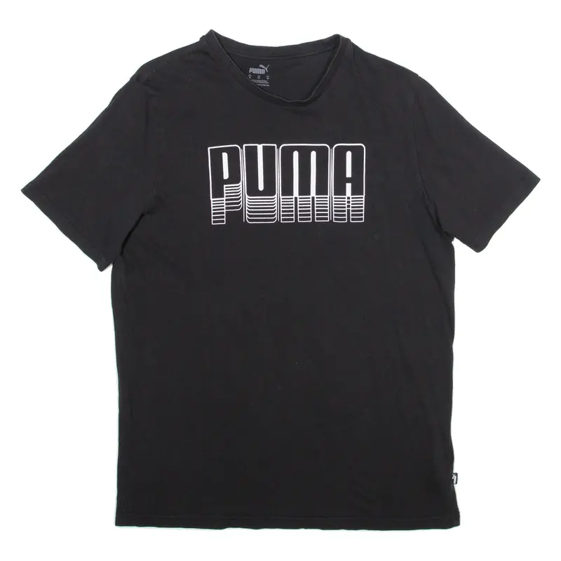 Puma Mens T-Shirt Black M 1