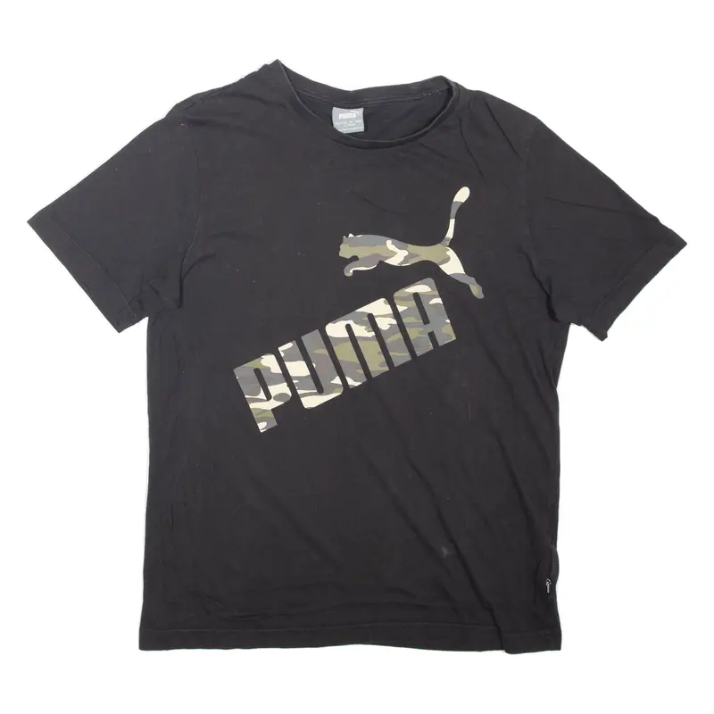 Puma Mens T-Shirt Black S 1