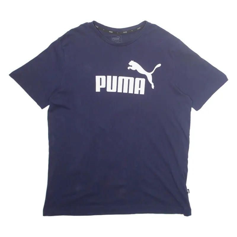 Puma Mens T-Shirt Blue L 1