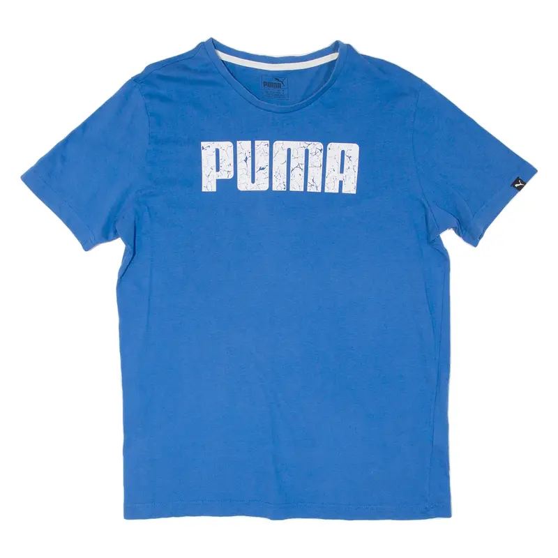 Puma Mens T-Shirt Blue M 1