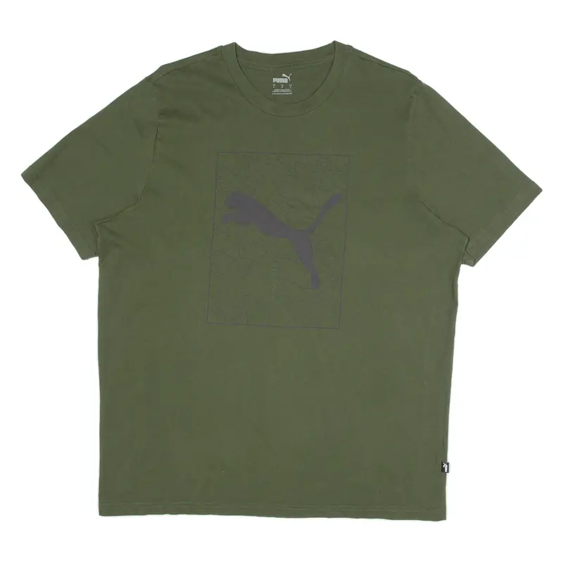 Puma Mens T-Shirt Green L 1