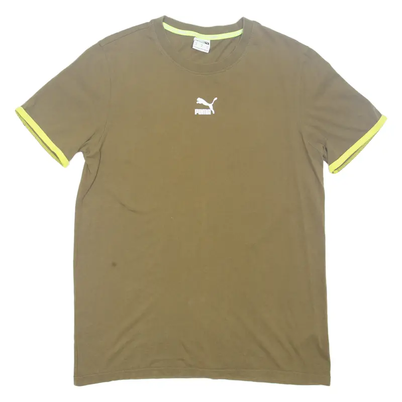 Puma Mens T-Shirt Green M 1