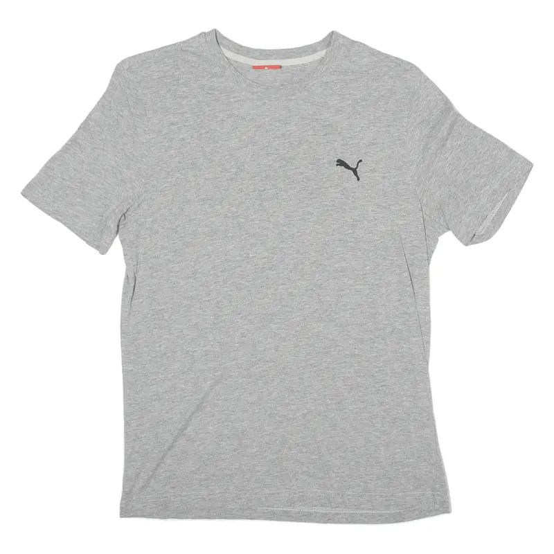 Puma Mens T-Shirt Grey Crew Neck M 1