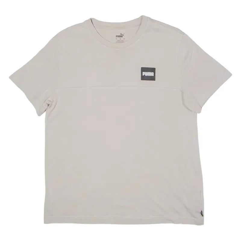 Puma Mens T-Shirt Grey Crew Neck M 1