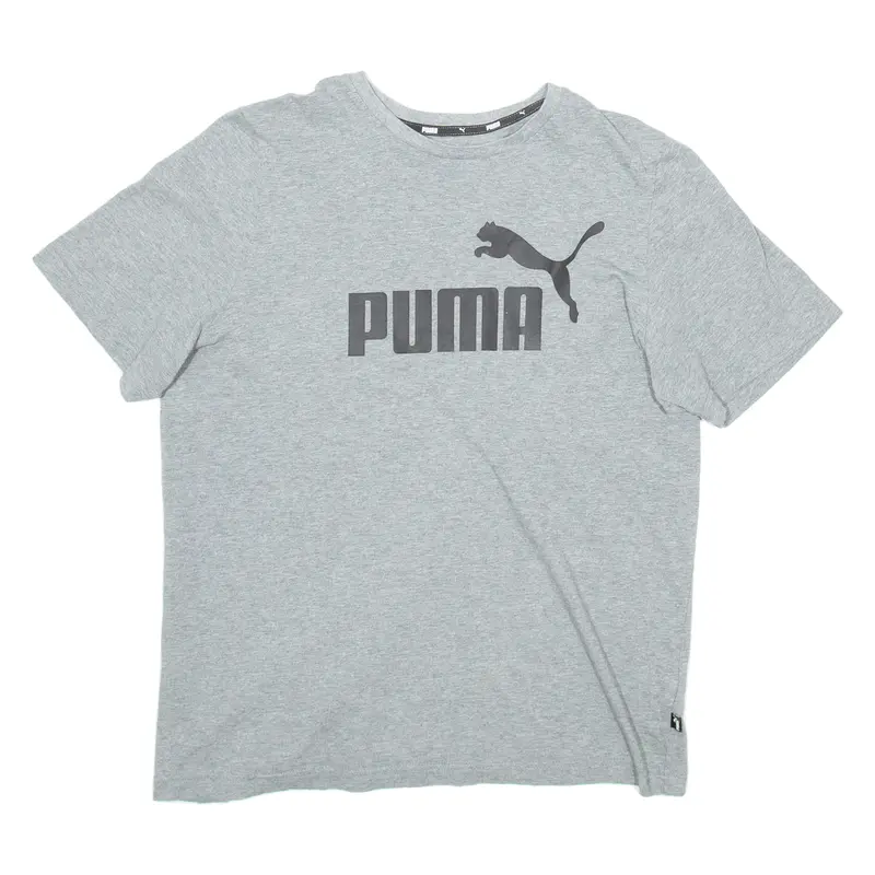 Puma Mens T-Shirt Grey L 1