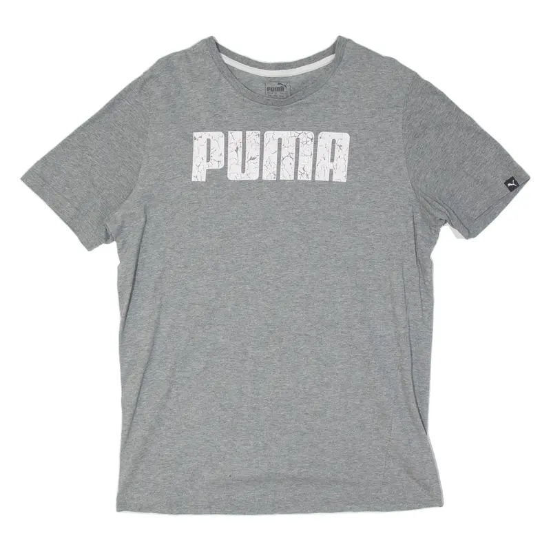 Puma Mens T-Shirt Grey M 1