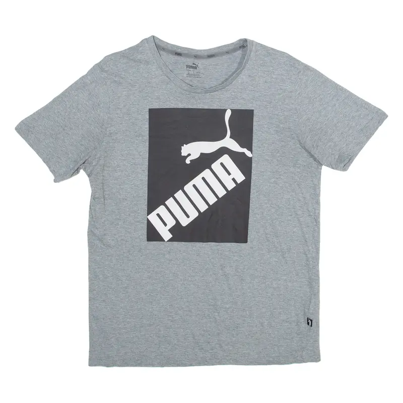 Puma Mens T-Shirt Grey S 1