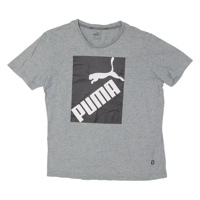 Puma Mens T-Shirt Grey S 1
