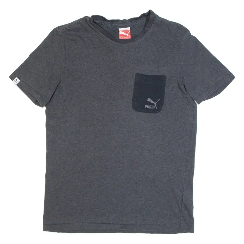 Puma Mens T-Shirt Grey S 1