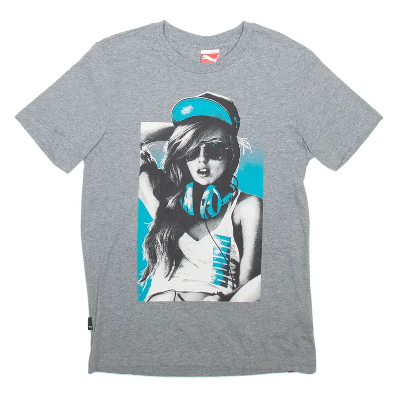 Puma Mens T-Shirt Grey Xs 1