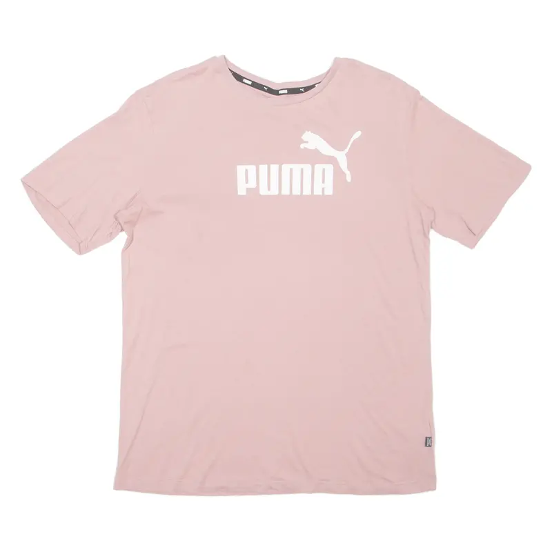 Puma Mens T-Shirt Pink M 1