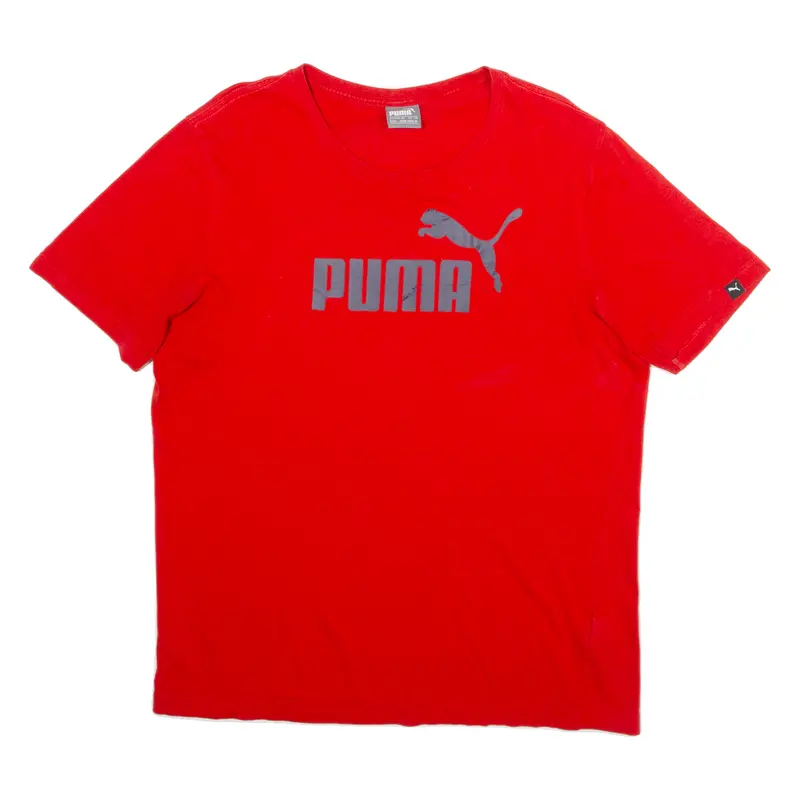 Puma Mens T-Shirt Red M 1