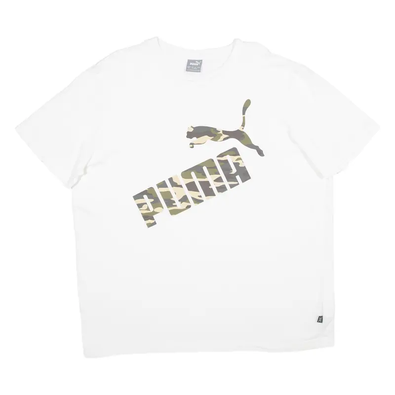 Puma Mens T-Shirt White 2Xl 1