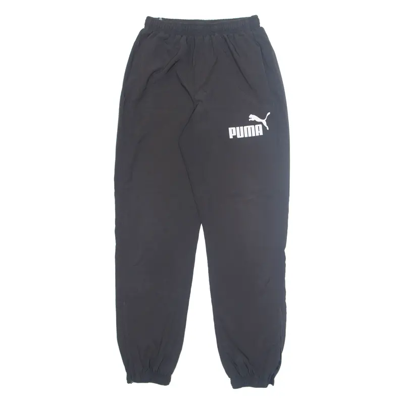 Puma Mens Track Pants Black Tapered S W24 L30 1