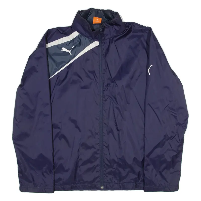 Puma Mesh Lined Mens Shell Jacket Purple L 1