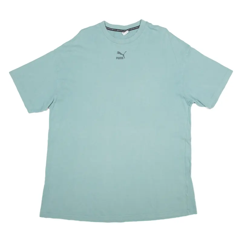 Puma Oversized Fit Mens T-Shirt Blue S 1