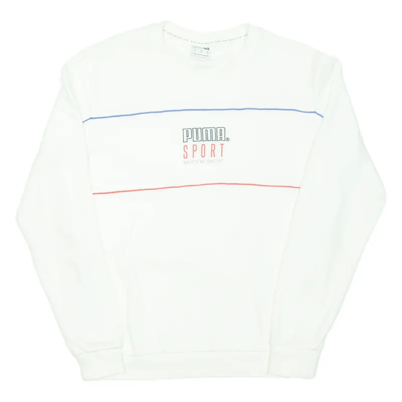 Puma Sport Mens Sweatshirt White M 1